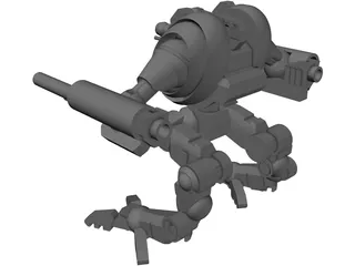 Uziel Battletech 3D Model preview