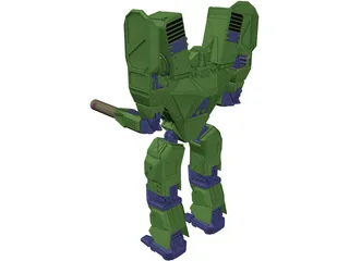 Mauler Battletech 3D Model preview