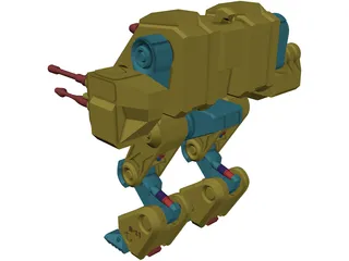 Thanatos Battletech 3D Model preview