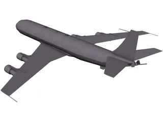 KC-135E Stratotanker 3D Model preview