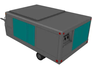 Airport Conditioner 3D Model preview