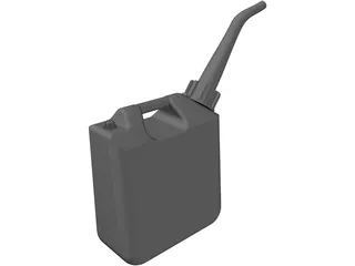 General 20L Gas Can 3D Model preview