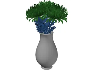 Flowers 3D Model preview