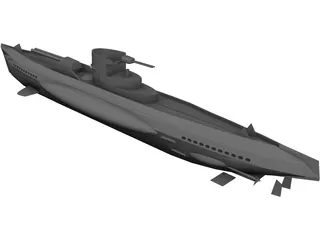 U-998 3D Model preview
