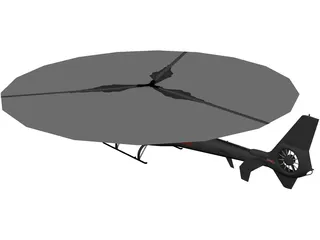 SA342 Gazelle 3D Model preview