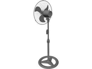Fan 3D Model preview