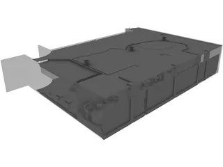 Restaurant 3D Model preview