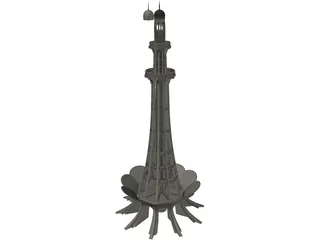 Minar-e-Pakistan 3D Model preview