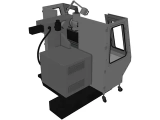Milling Machine VHF-680 3D Model preview