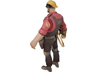 Engineer 3D Model preview