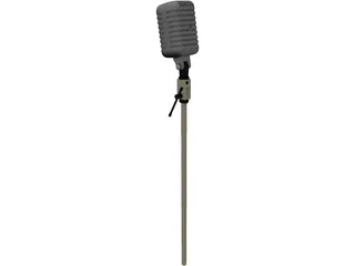 Microphone 3D Model preview