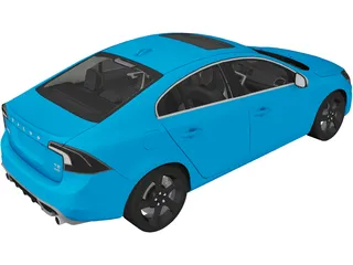 Volvo S60 3D Model preview