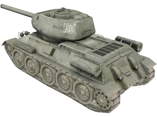 T-34 3D Model preview