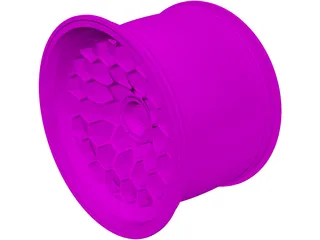Honeycomb Rim 3D Model preview