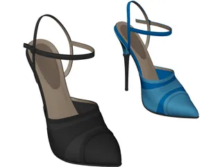 High Heels 3D Model preview