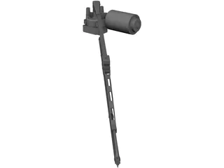 Windshield Wiper 3D Model preview