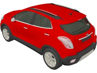 Opel Mokka (2013) 3D Model preview