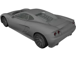 Ascari KZ1 Spyder 3D Model preview