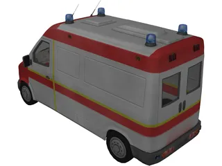 Ambulance 3D Model preview