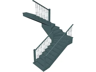 Staircase 3D Model preview