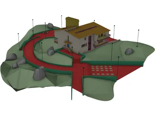House 3D Model preview