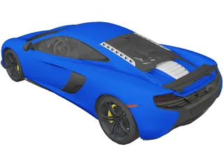 McLaren 650S (2015) 3D Model preview