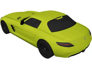 Mercedes-Benz SLS AMG Electric Drive (2014) 3D Model preview