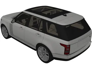 Range Rover L405 (2013) 3D Model preview