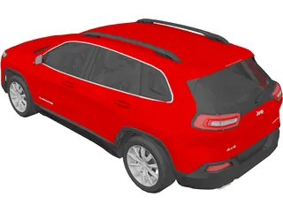 Jeep Cherokee (2015) 3D Model preview