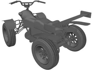 Quad Concept 3D Model preview