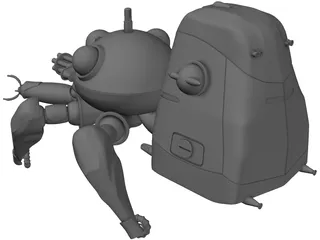Tachikoma Robot 3D Model preview
