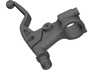 Clutch Lever Moto Bike Racing 3D Model preview