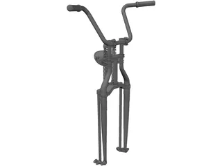 Springer Fork 3D Model preview