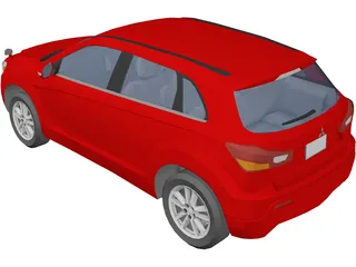 Mitsubishi ASX 3D Model preview