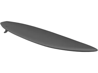 Surfboard 3D Model preview