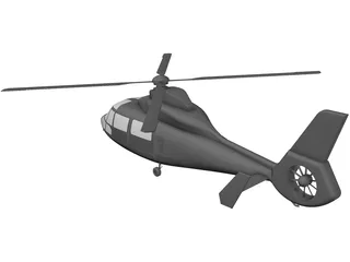 Eurocopter AS-365 Dauphin 3D Model preview