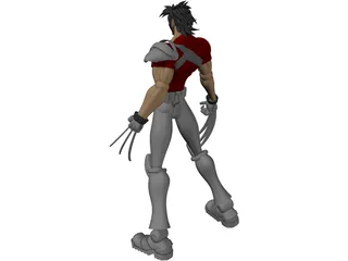 Wolverine 3D Model preview