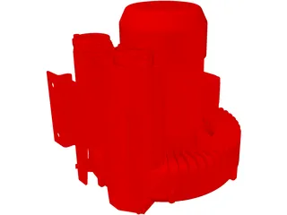 Vacuum Pump 3D Model preview
