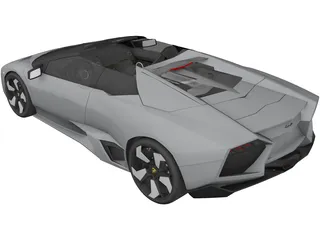 Lamborghini Reventon Roadster (2010) 3D Model preview