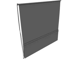 Roll Cortina 3D Model preview