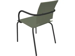 Living Room Contemporan 3D Model preview