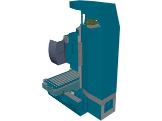 Milling Machine 3D Model preview