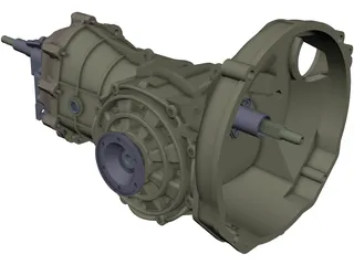 Volkswagen Beetle Transaxle 3D Model preview