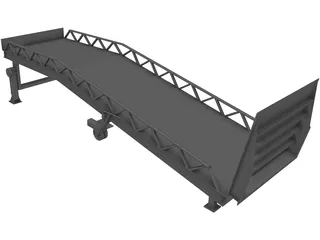 Forklift Ramp 3D Model preview