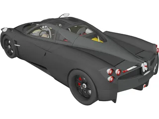 Pagani Huayra (2012) 3D Model preview