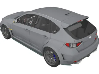 Subaru Impreza WRX Cosworth Edition 3D Model preview