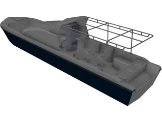 Boat 3D Model preview