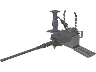 Browning 50 cal. 3D Model preview