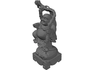 Buddha Statue 3D Model preview