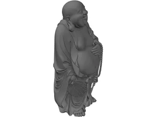 Buddha Statue 3D Model preview